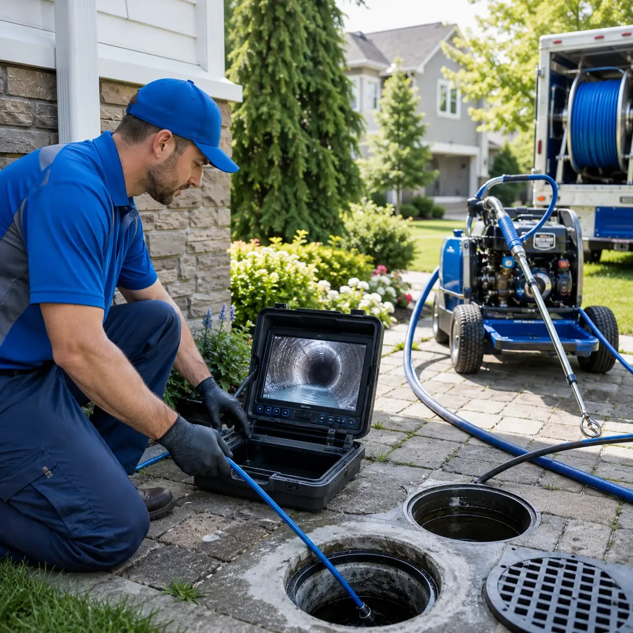 Outdoor drain cleaning professionals serving Bradford, VT